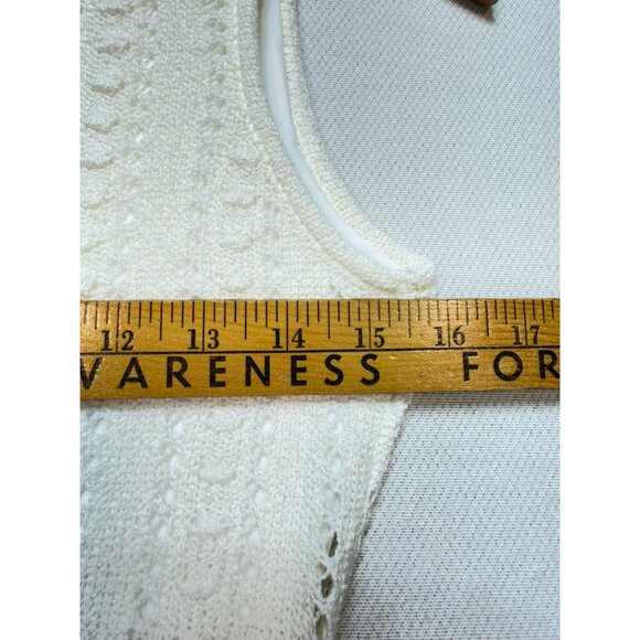 NWT Minkpink Women's Tinsley Knit Midi Dress XS Sleeveless Textured Open Back - Picture 12 of 16